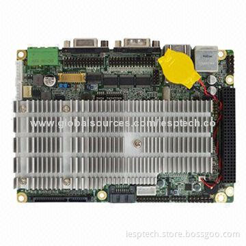 3.5" embedded board computer, D525/N450 CPU, Onboard 1GB Memory, 4 x COM, 2 x GLAN, 1xPCI104